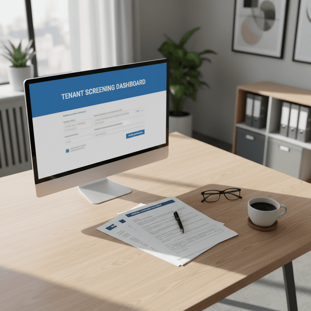 Housing counselor helping with apartment search process